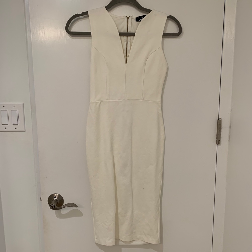 Plain white lulu dress